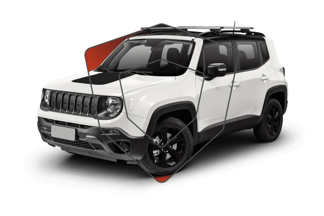 SUV moderno metálico após lavagem premium e polimento